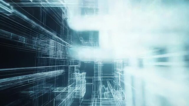 Abstract grid computing network data tunnel structure