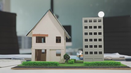 Closeup group Asia businesspeople talk ESG strategies risk management workshop, SDGs report, global warming, green finance investment eco friendly and net zero waste in boardroom training building.