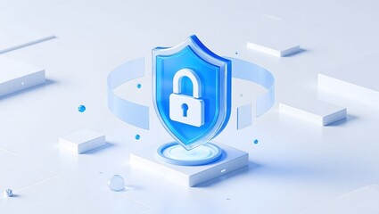 3d render of a computer mouse symbol on a white background