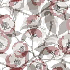 flower texture pattern mix leaves