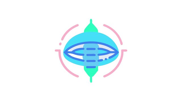 Abstract eye icon representing vision and eye care products