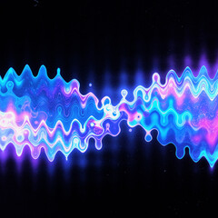 Abstract color blue, red, pink etc. with liquid, distortion wave pattern background.