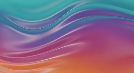 Abstract Gradient Swirls of Color Flowing Seamlessly
