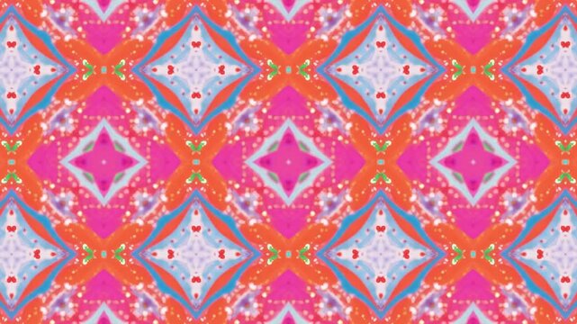 Psychedelic Kaleidoscope Loop &ndash; Vibrant Abstract Motion Background for Creative Projects