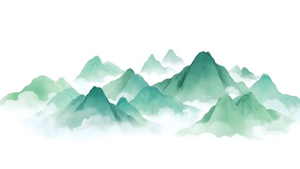 Fototapeta premium mountain landscape vector illustration