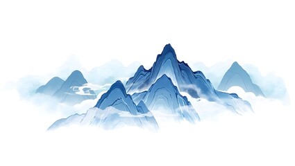 winter mountain landscape