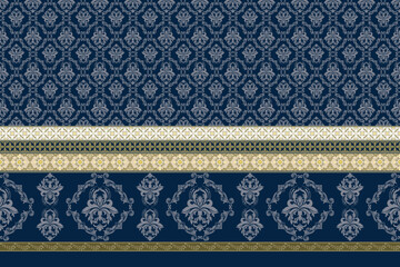 seamless damask pattern