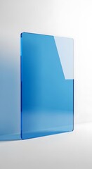 Blue Acrylic Sheet - Modern Minimalist Design for Creative Projects.