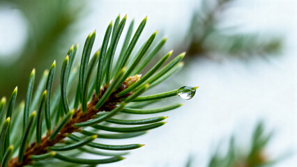 fir tree branch