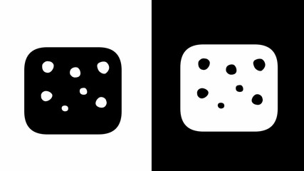 Cookie vector icon, chocolate chip biscuit illustration, food snack