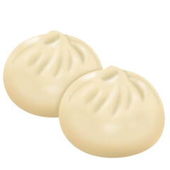 二つ並んだ中華まん