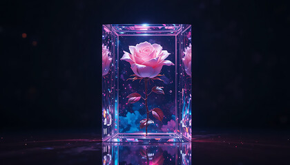 candle in the glass rose in a glass beautiful view and seen beautiful background and wallpaper hd photo beautiful flower