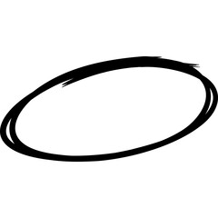 hightlight round handwritten text box doodle