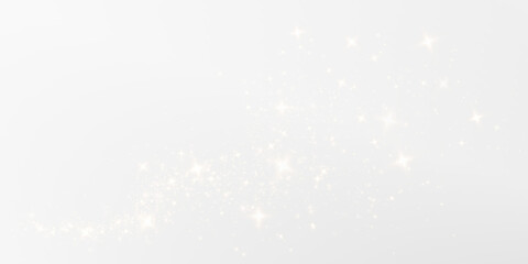 Festive sparkle star shine with Christmas light overlay  gold background. Glowing PNG transparent holiday decoration for winter celebration and elegant design.