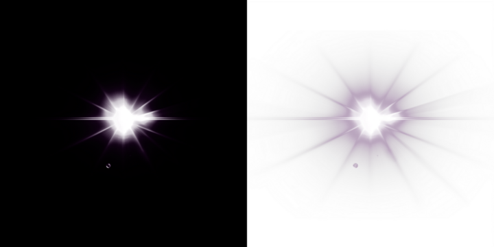 Bright starburst overlay on contrasting backgrounds, featuring radiant light effects and soft gradients, ideal for creative design projects and visual enhancements with copy space