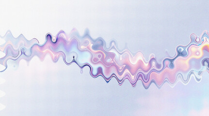 Abstract colorful liquid with distortion wave background