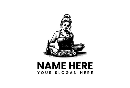 Elegant Chef Logo Design A Culinary Icon for Restaurants and Food Businesses, Customizable Template - Powered by Adobe