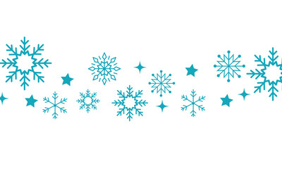 snowflakes on a white background