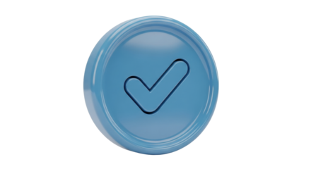 Isolated confirmation button for social media accounts and verified user profiles