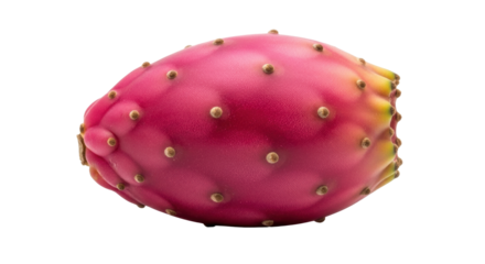 Isolated vibrant prickly pear fruit in studio lighting, ripe and ready to eat