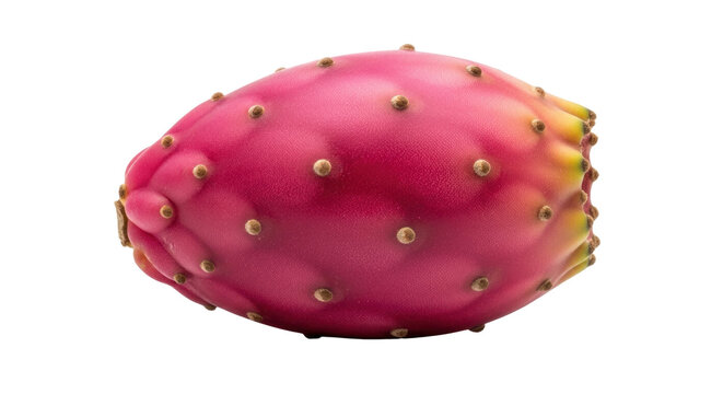 Isolated vibrant prickly pear fruit in studio lighting, ripe and ready to eat