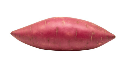 Isolated sweet potato, a nutrient-rich and colorful root vegetable for healthy eating