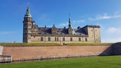 Kronborg Castle, known as Elsinore in the Tragedy of Hamlet - Helsingor, Denmark