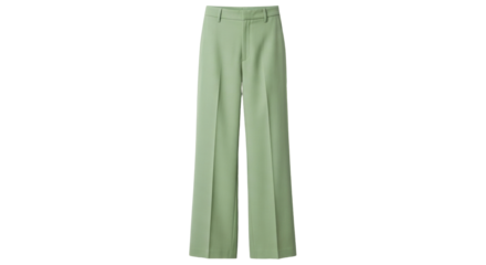Isolated Green Pants Ready to Wear Modern Fashion Style Trousers Studio Shot Attire Trend