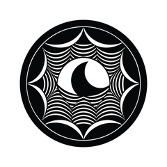 vector illustration of a black and white icon