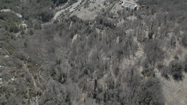 The village of Rougon, Provence, France