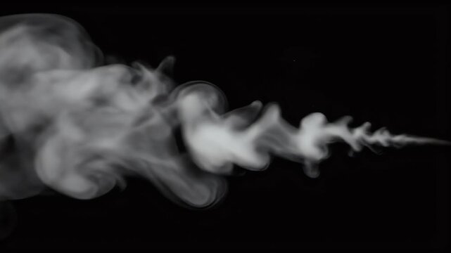 Abstract 3d smoke effect realistic flowing background