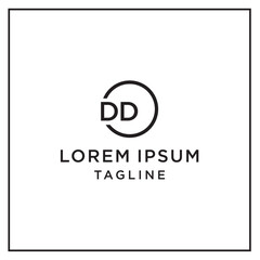 Fototapeta premium dd circle logo