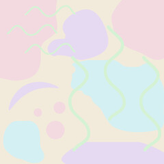 Abstract background in soft colors for printing and online use