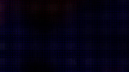 Vibrant Pixel Grid: A dynamic gradient of red, blue, and green forms dots a dark pixel grid, creating an eye