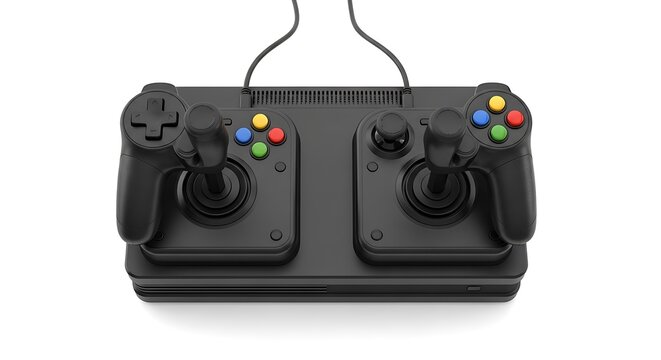Dual Joystick Controller - Precision Gaming for Retro Enthusiasts and Modern Gamers.