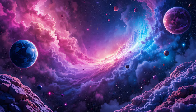 blue planet with space blue planet in space planet in space beautiful view and seen beautiful background and wallpaper hd picture - Powered by Adobe