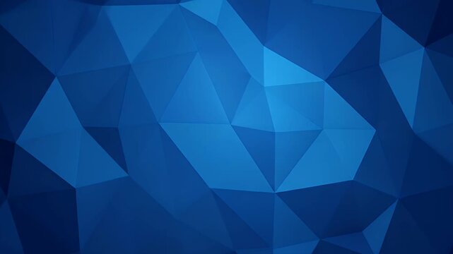 Abstract Blue Geometric Polygonal Background Texture Seamless Loop