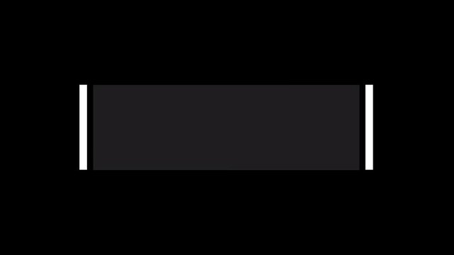 Lower third animation on black background for professional video titles and overlays. Lower Third animation in Alpha Channel. Lower Third for a title, TV news, and news channels. easy to use. 