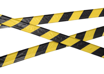 under construction background with warning stripes