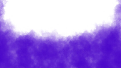 Purple cloud watercolor background texture abstract smoke paint design graphic art illustration pattern effect on transparent background