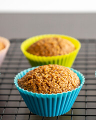 Homemade Healthy Pumpkin Muffins Fall Treat