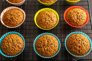 Homemade Healthy Pumpkin Muffins Fall Treat