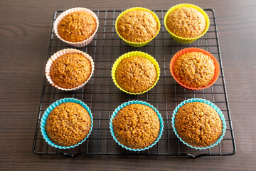 Homemade Healthy Pumpkin Muffins Fall Treat