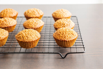 Homemade Healthy Pumpkin Muffins Fall Treat
