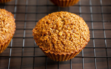 Homemade Healthy Pumpkin Muffins Fall Treat