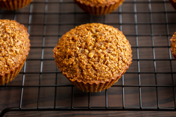 Homemade Healthy Pumpkin Muffins Fall Treat