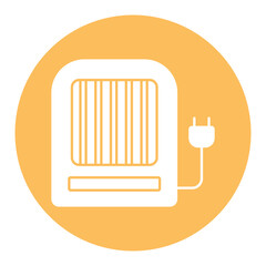 Building heater Vector icon which can easily modify or edit