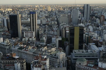 Fototapeta premium city landscape buildings