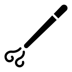 magic wand glyph icon