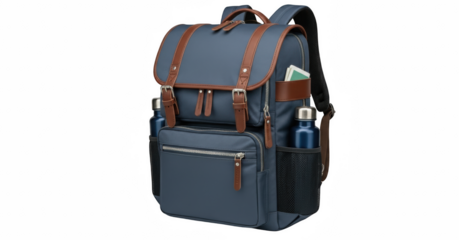 High Quality travel bag isolated on transperant backgound, High Quality PNG for your project